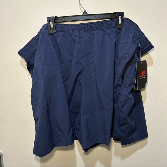 NWT New Balance Navy Blue Dry Wick inner Brief Lining Athletic Shorts Size 5XL - Picture 2 of 7